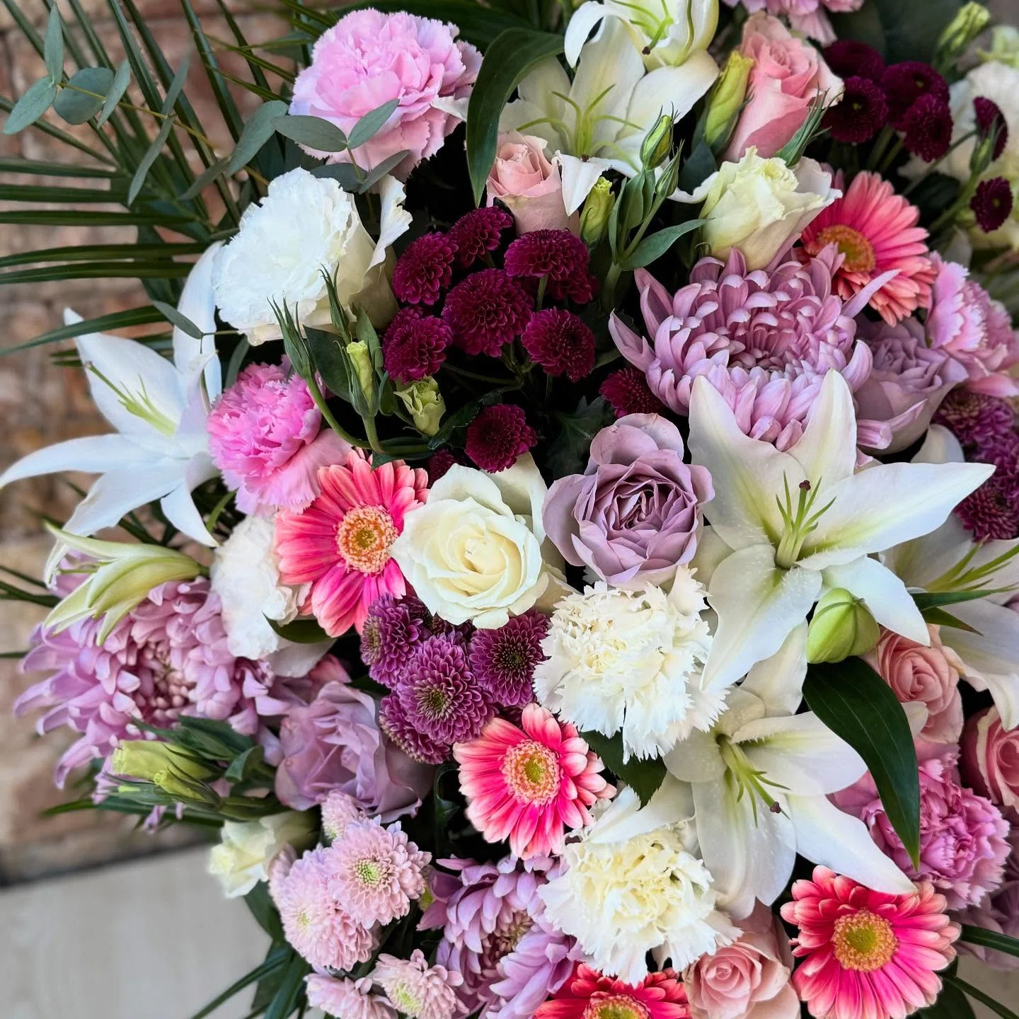 Pembe Rüya Lilyum ve Gül Aranjmanı